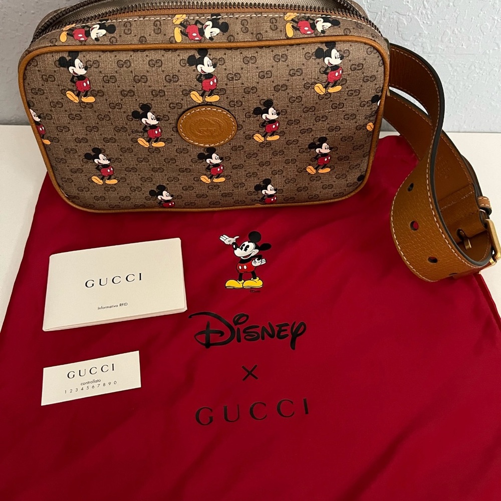 Gucci x Disney Mickey Mouse Crossbody Bag